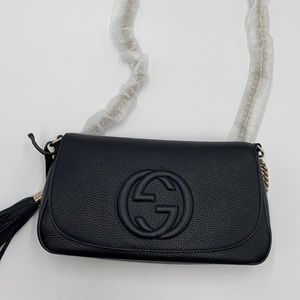 GUCCI Soho Tassel Crossbody Bag